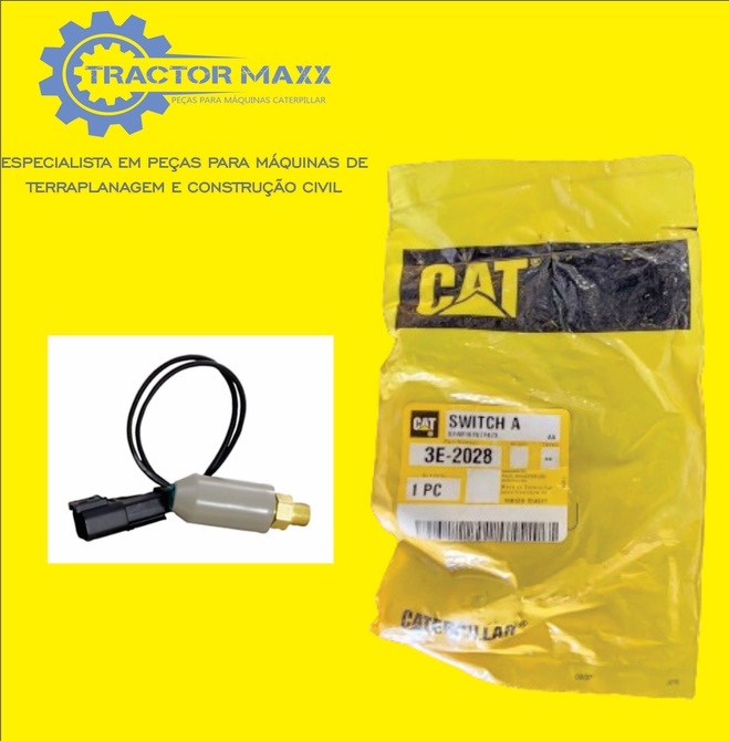 CONJUNTO DO INTERRUPTOR-TEMPERATURA ORIGINAL CATERPILLAR 3E-2028 3E2028